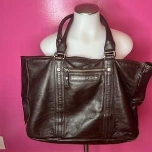 Marc by Marc Jacobs Softy leather shoulder Tote brown